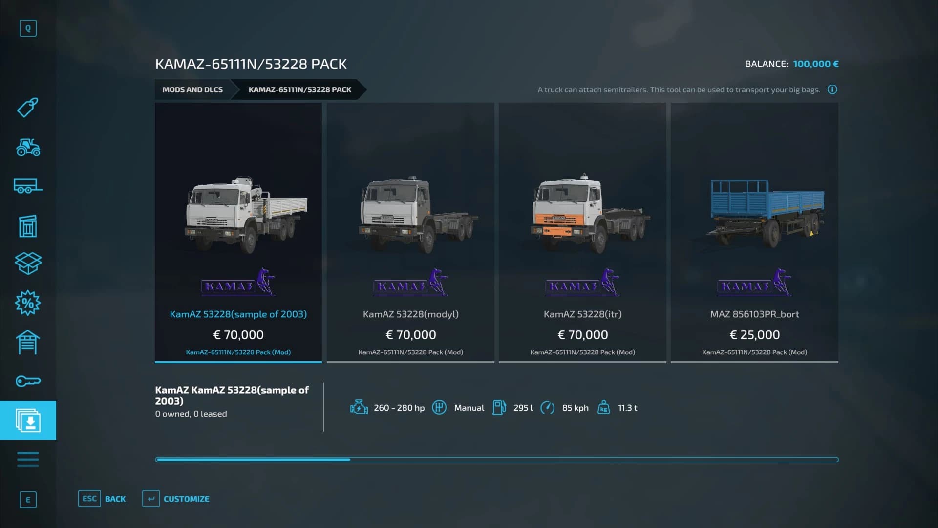 Kamaz BF Platforma