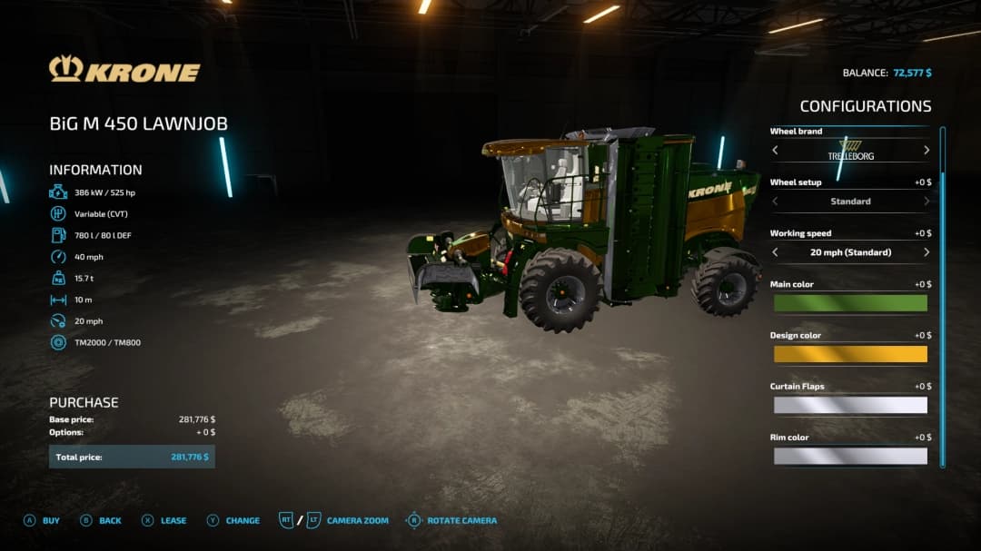 Krone Big M 450 LawnJob 2