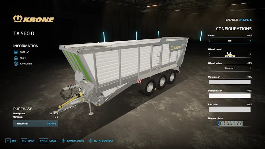 Krone TX 560 D Rust Edition 2