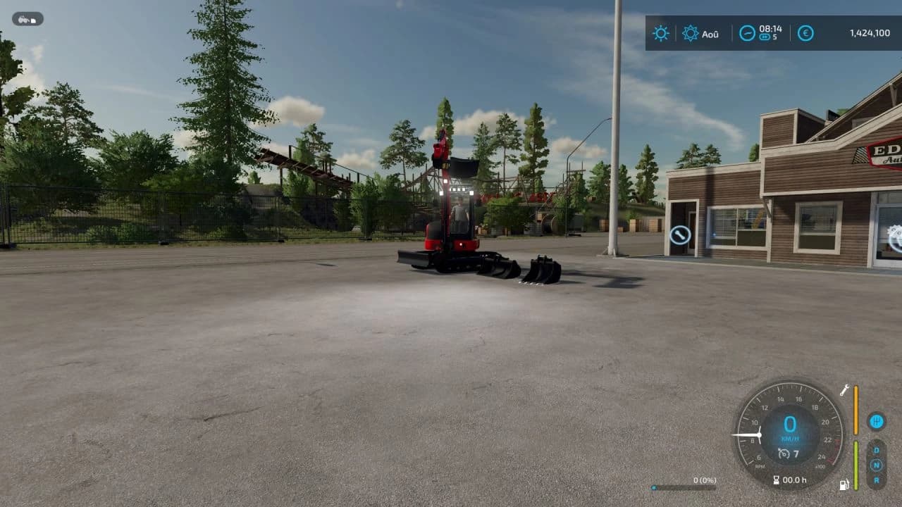 Kubota with buckets 2