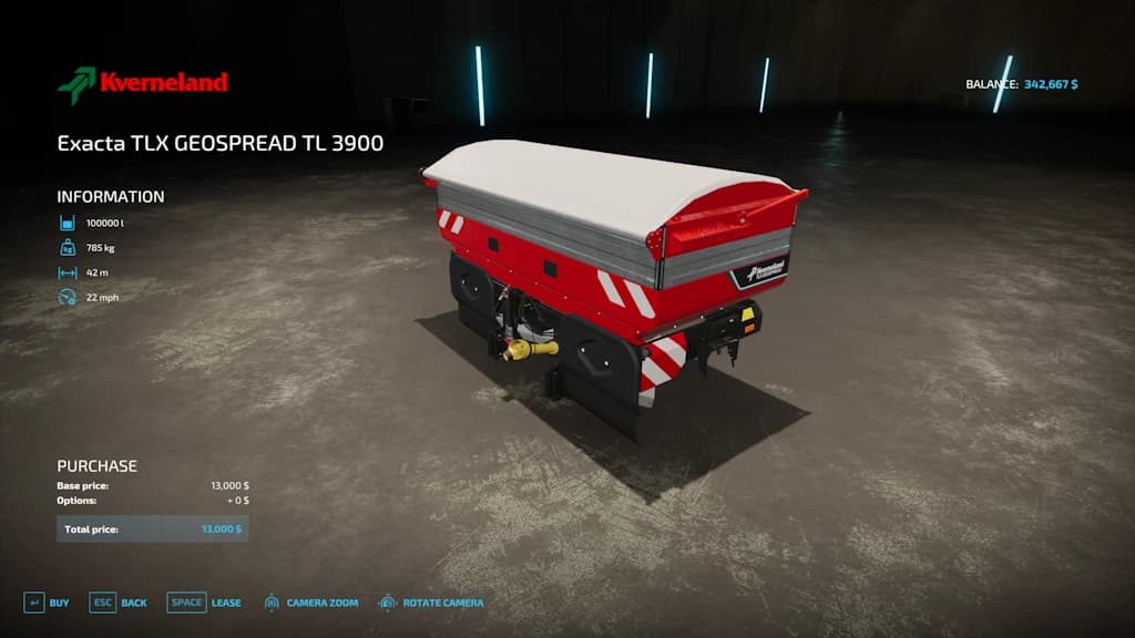 Kverneland TLX Geospread 2