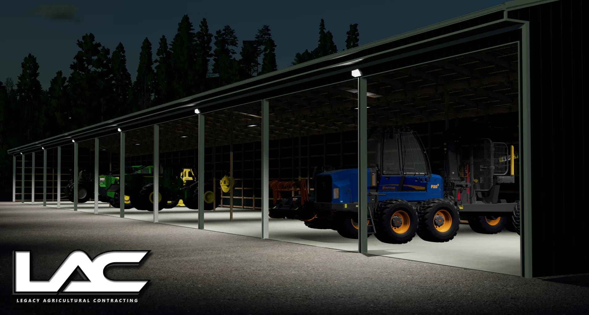 LAC IMPLEMENT SHEDS PACK 3