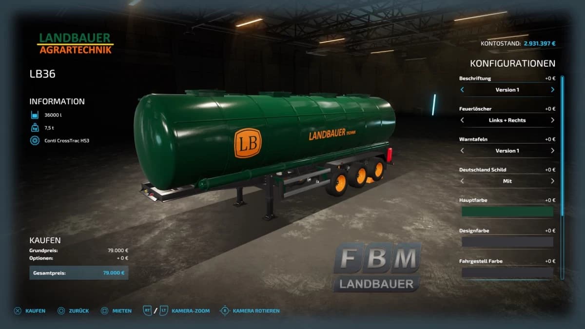 LANDBAUER LB36 3