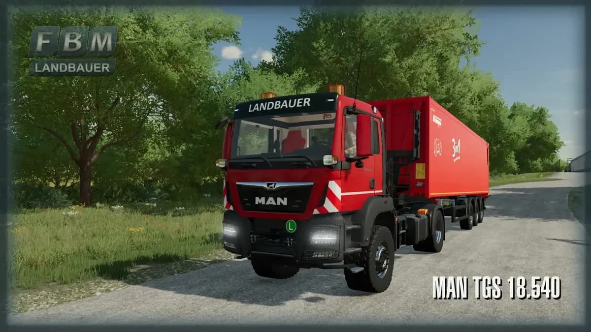 LANDBAUER TGS 18.540 4X4 5