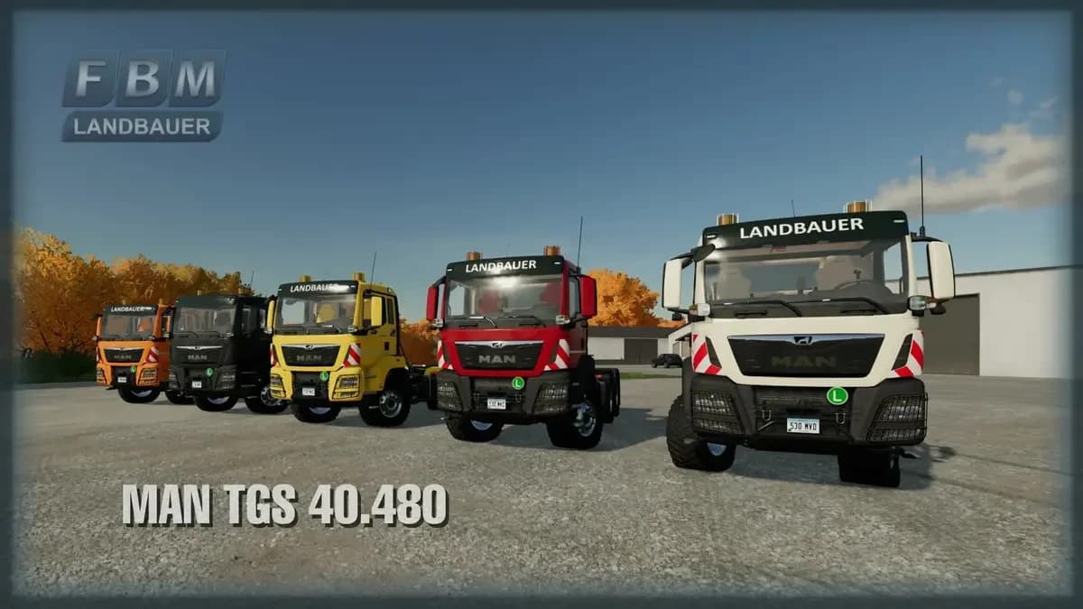 LANDBAUER TGS 40.480 6X6 4