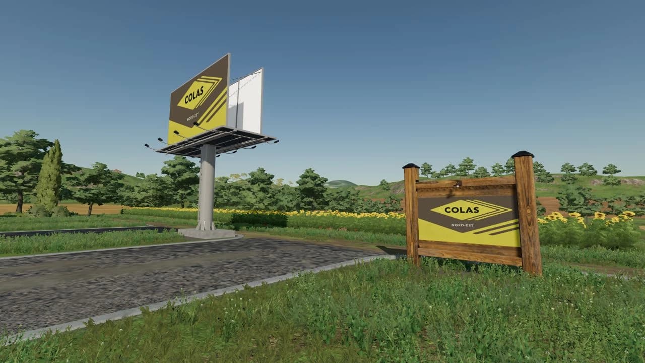 LARGE COLAS ADVERTISING PANEL 4