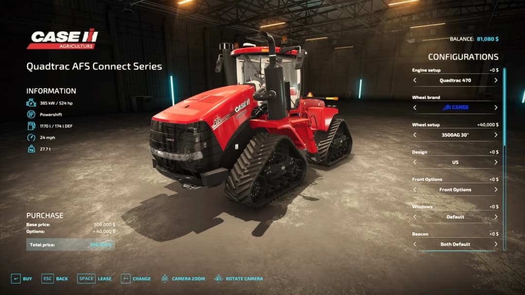 LARSON FARMS CASE IH QUADTRAC 2