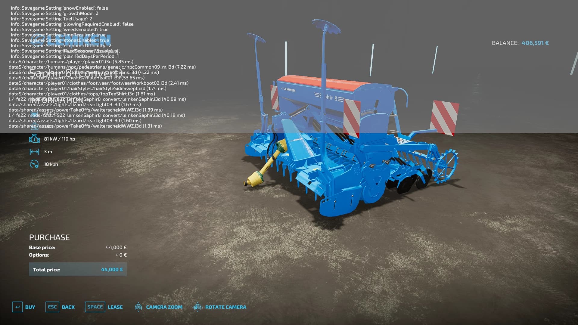 LEMKEN SAPHIR 8 3