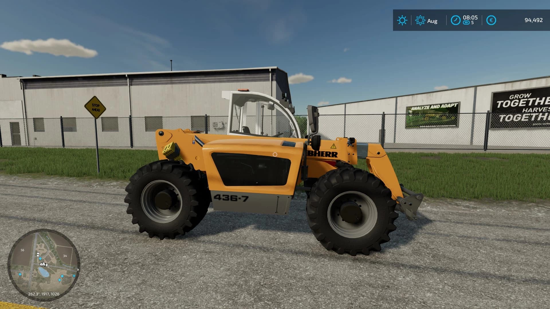 LIEBHERR TL436 STROBES ADDED