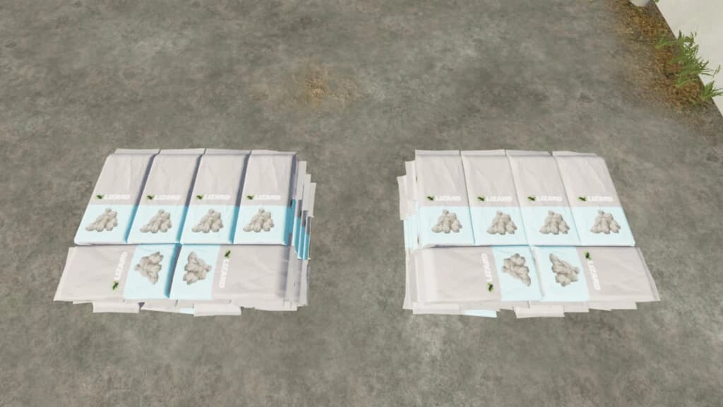 LIFTABLE PALLET WITH STONES 3