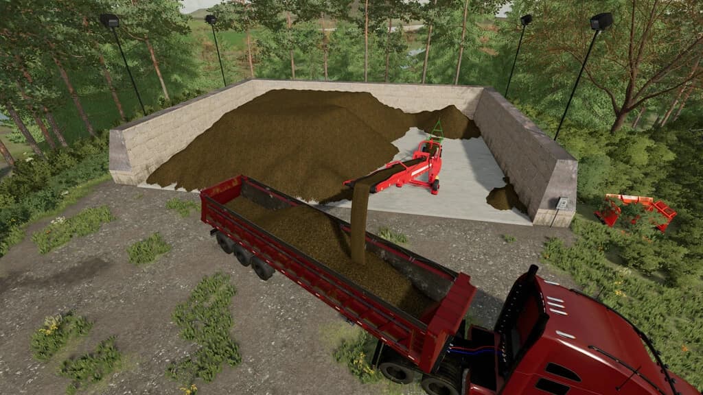 LIGHTED BUNKER SILO 4