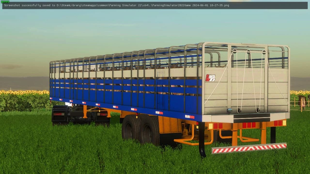 LIVESTOCK CAGE 2 AXLES 3