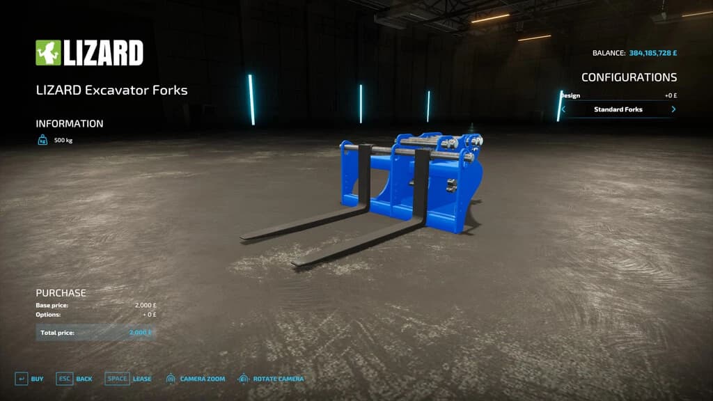 LIZARD EXCAVATOR FORKS 4