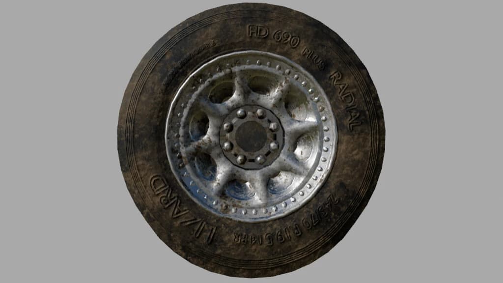 LIZARD FD690 245 70R19.5 TIRE (PREFAB) 2