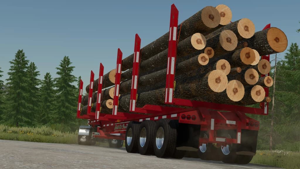 LIZARD TRI AXLE LOG TRAILER 2