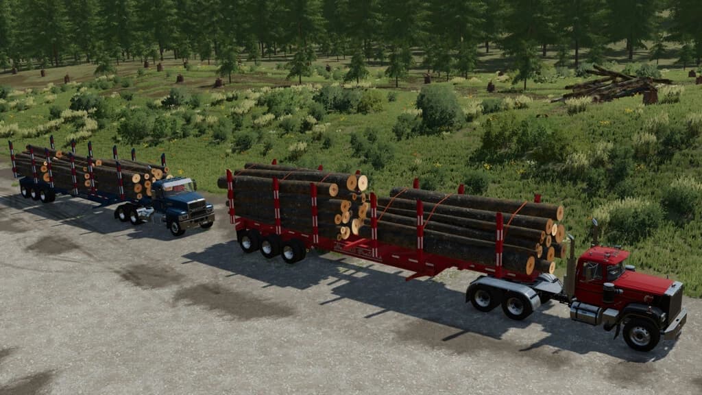 LIZARD TRI AXLE LOG TRAILER