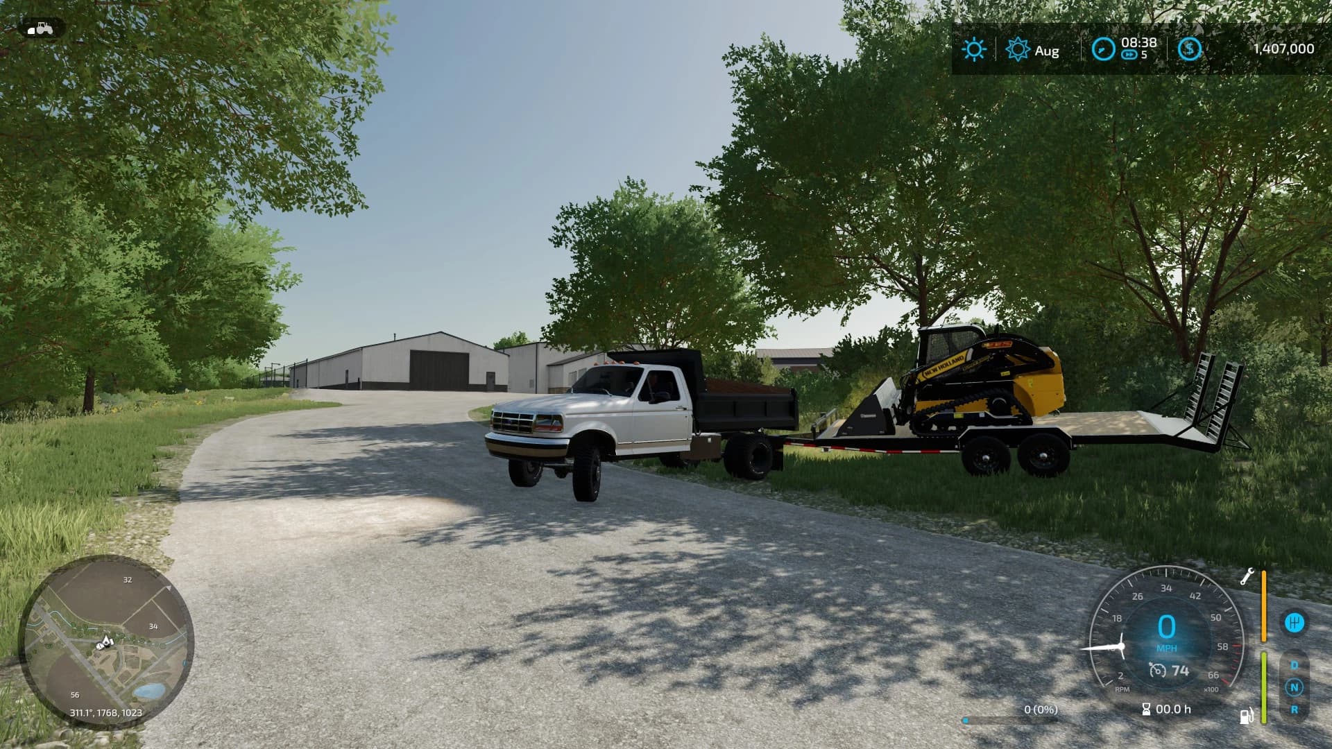 LOAD TRAIL SKID STEER TRAILER (ORIGINAL CONVERSION) 2