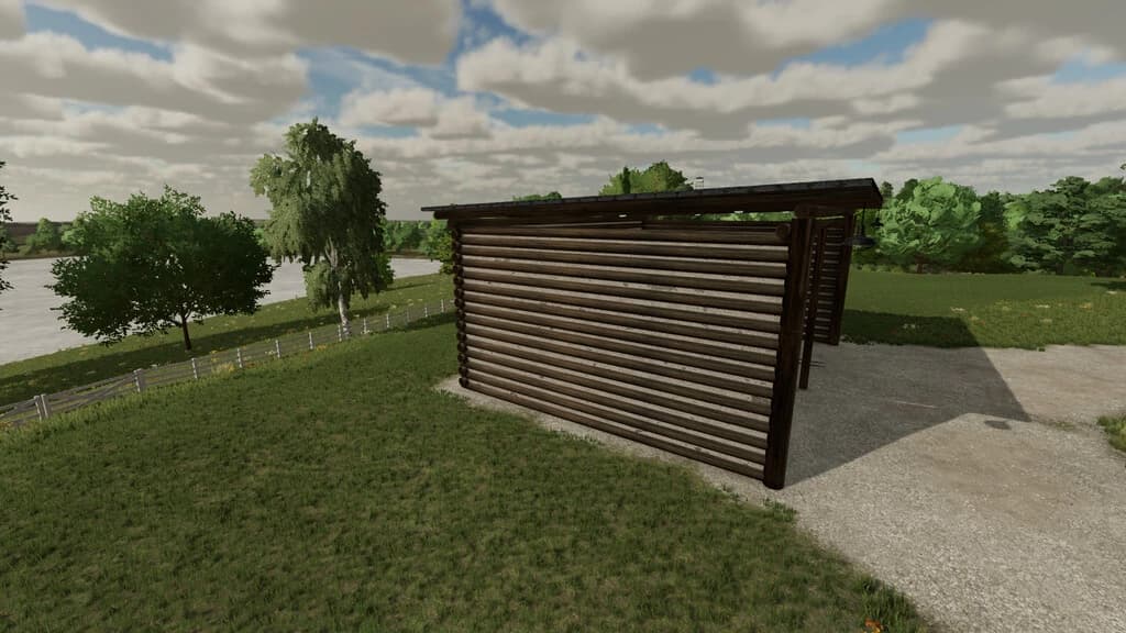 LOG SHED AND WORKSHOP