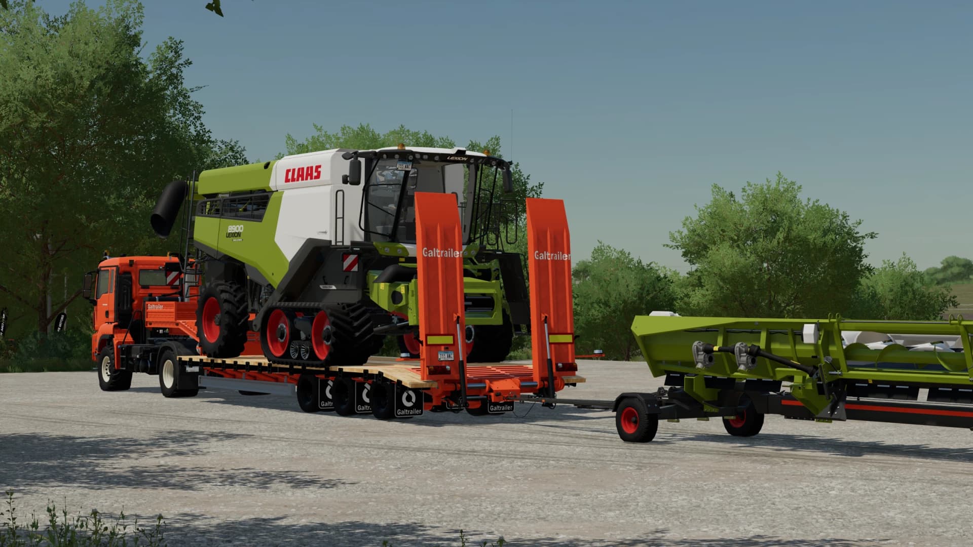 LOW LOADER GALTRAILER 3