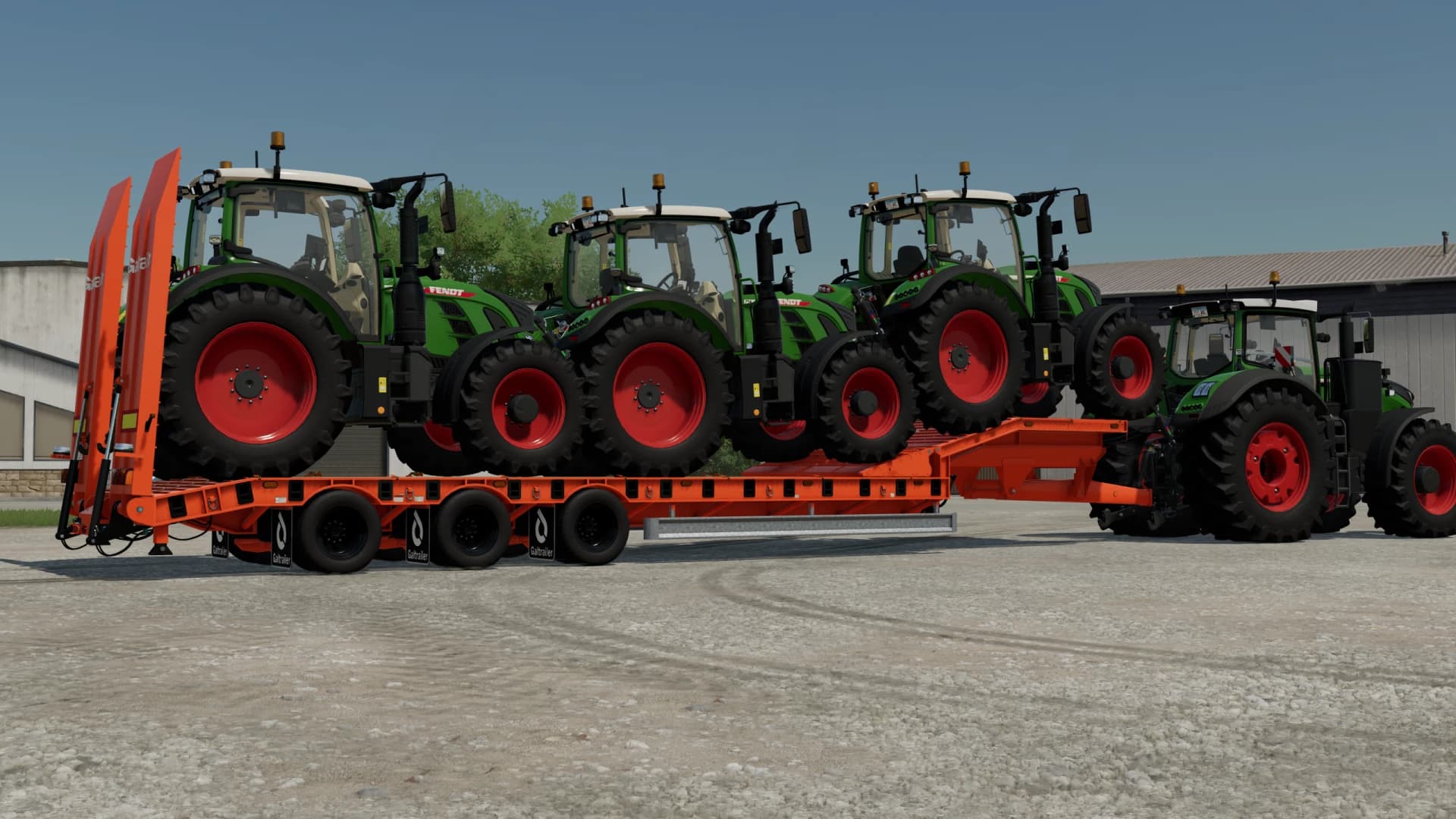 LOW LOADER GALTRAILER