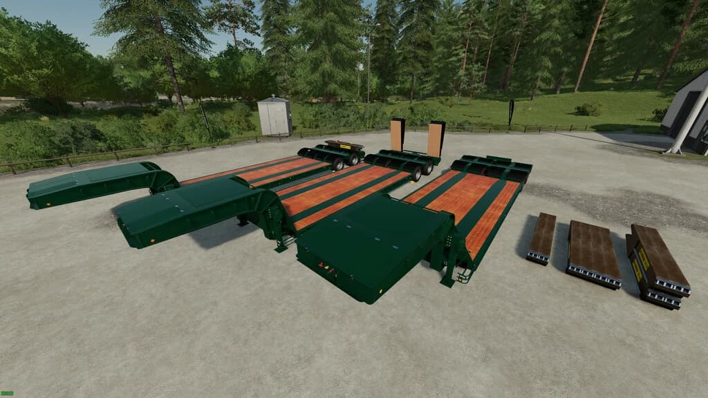 LOWLOADER WITH 16 WHEELS 5
