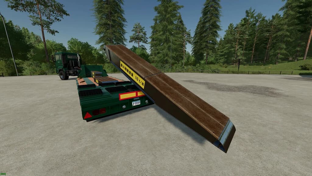 LOWLOADER WITH 16 WHEELS 3