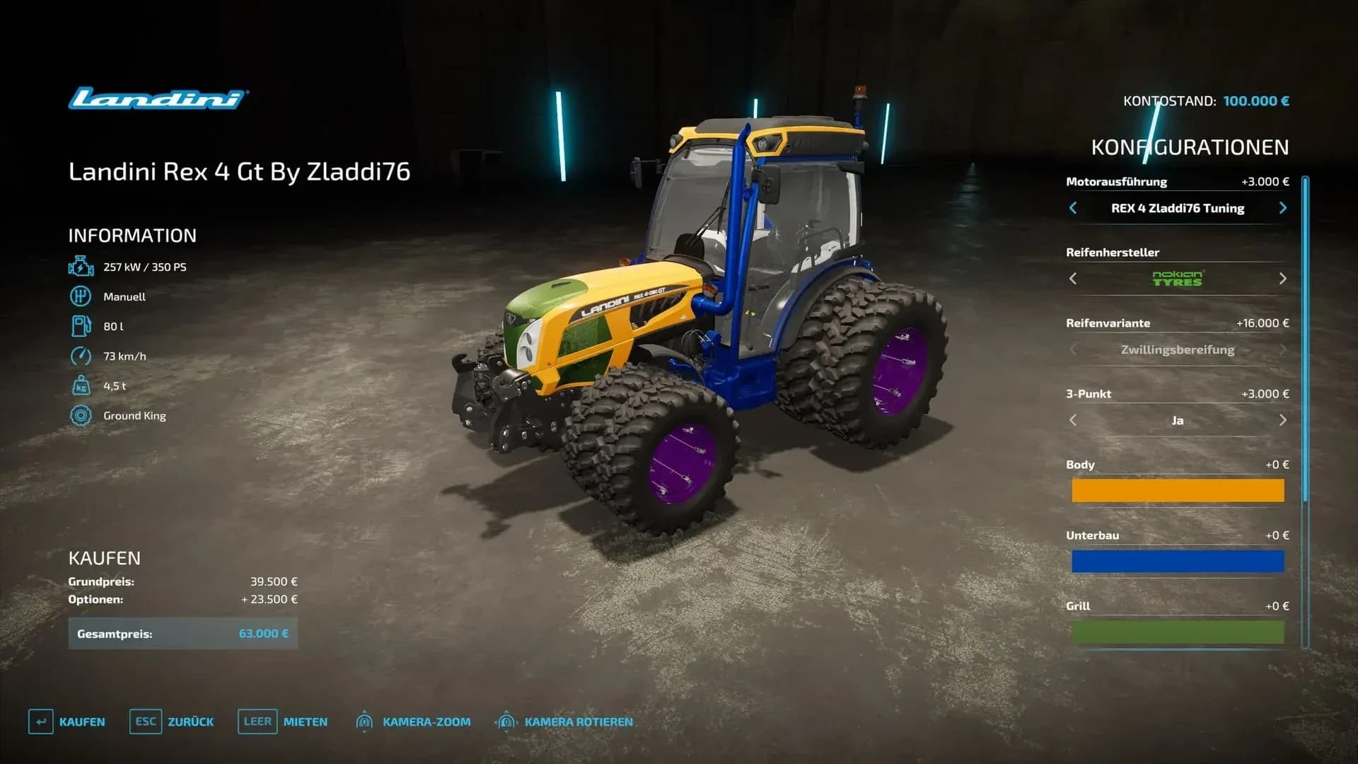Landini Rex 4 Gt 2