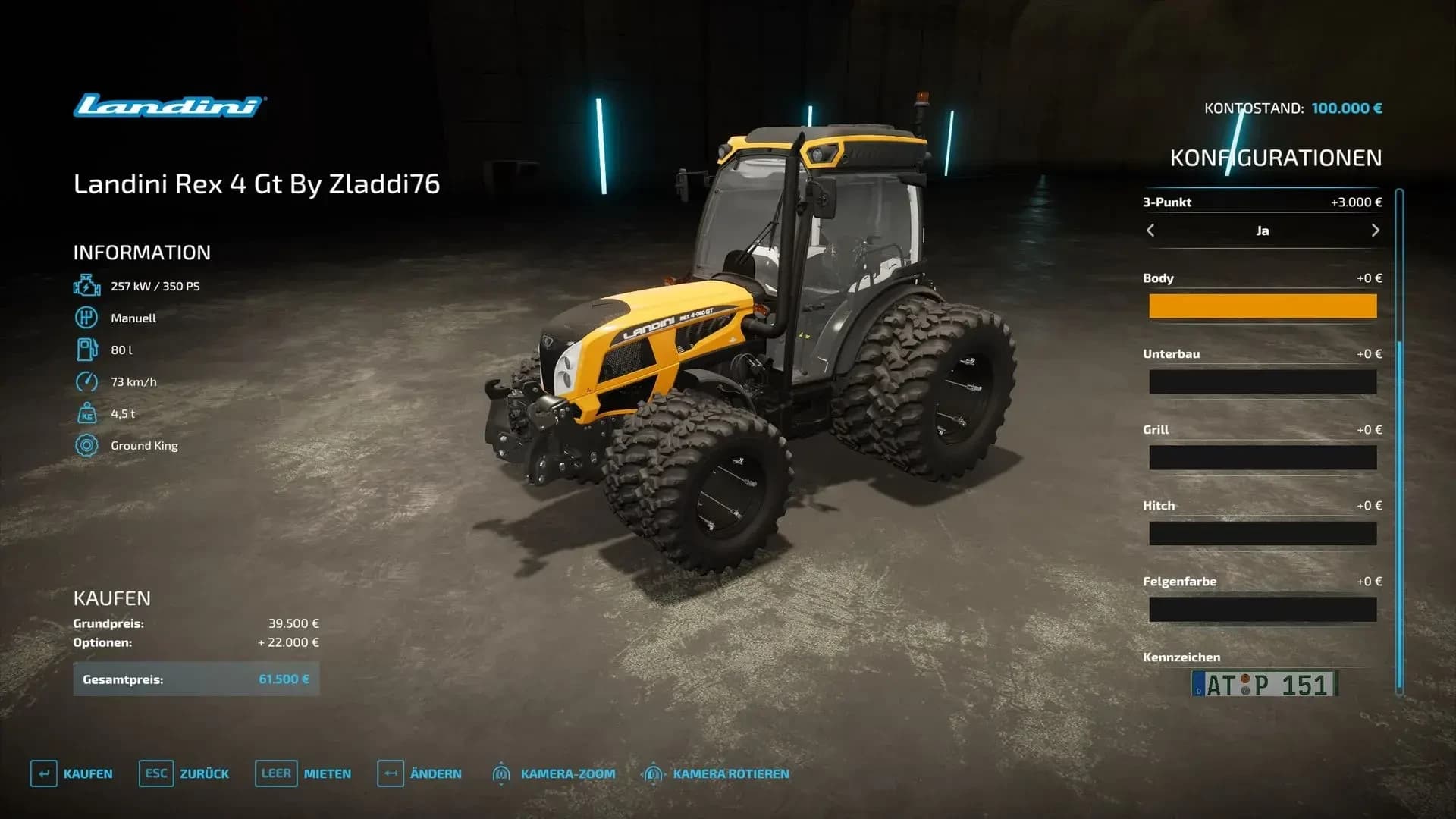 Landini Rex 4 Gt