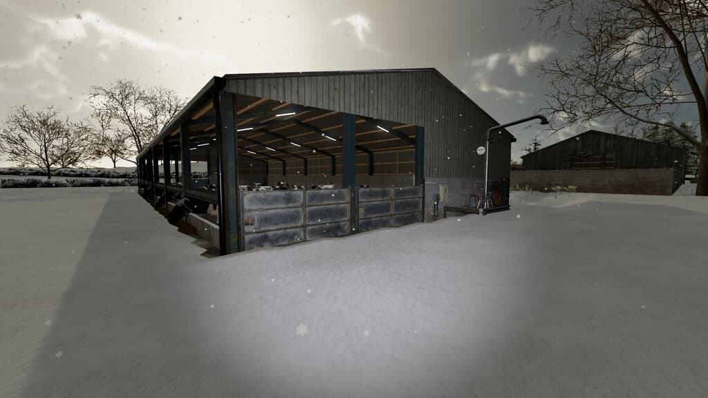 Large UK Cow Barn