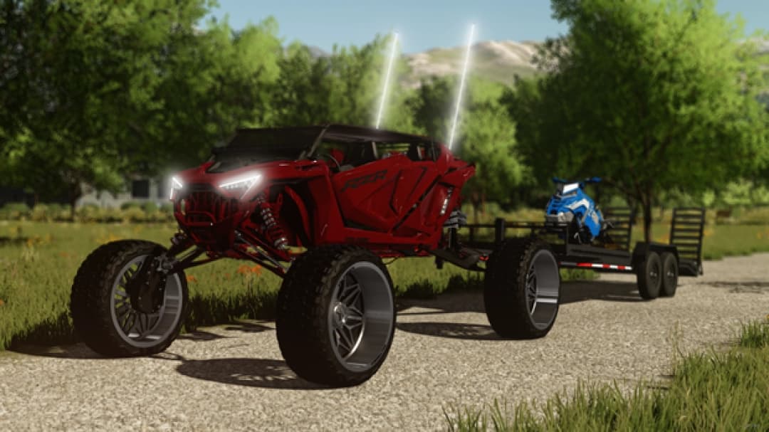 Lifted 4 Door Polaris Razor 4