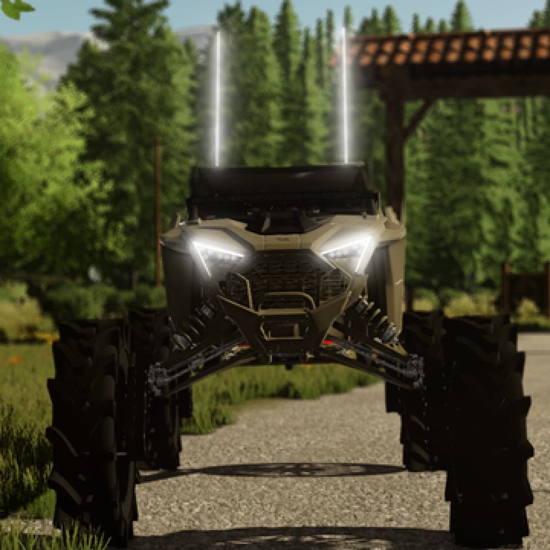 Lifted 4 Door Polaris Razor 3