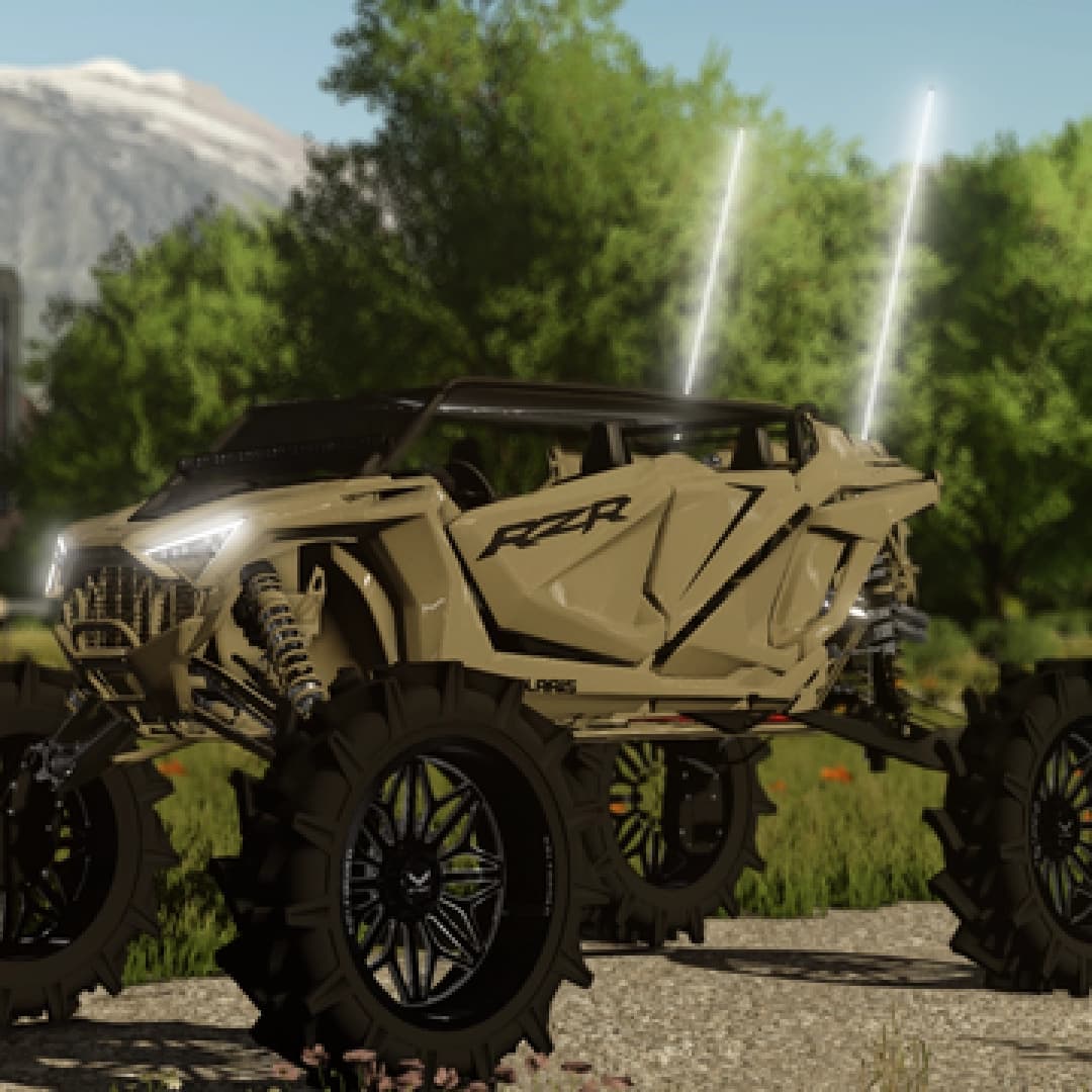 Lifted 4 Door Polaris Razor 2