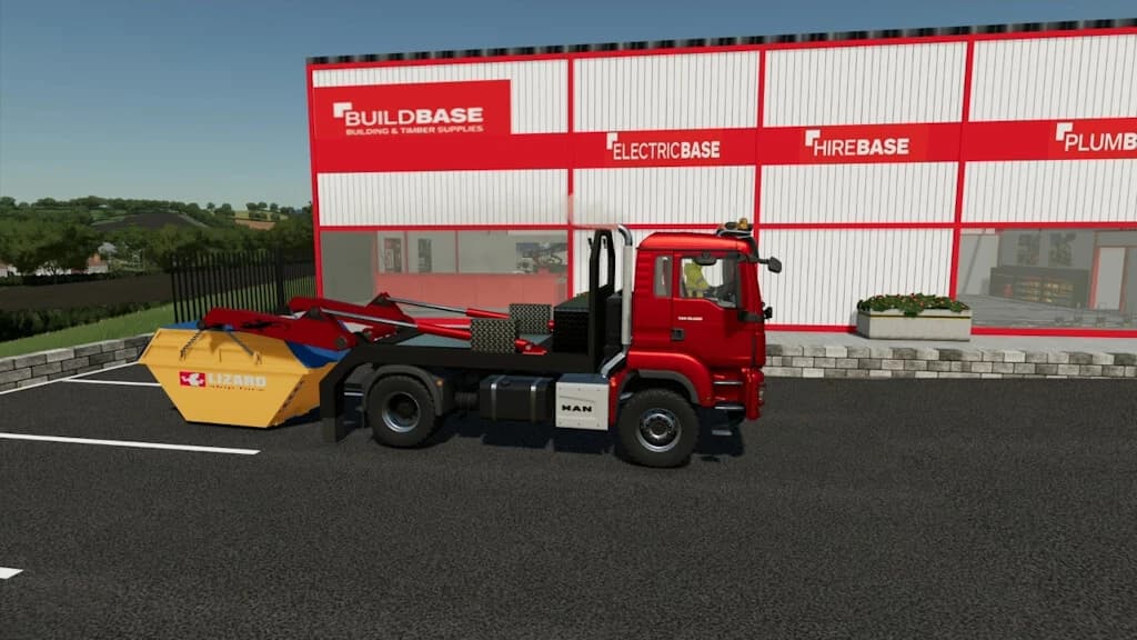 MAN TGS SKIP LOADER 3