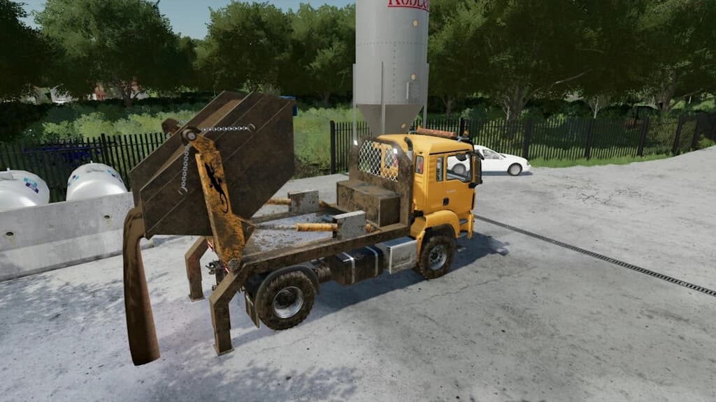 MAN TGS SKIP LOADER