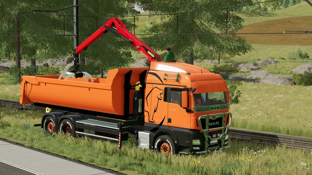 MAN TGX CRANE HKL PACK 4