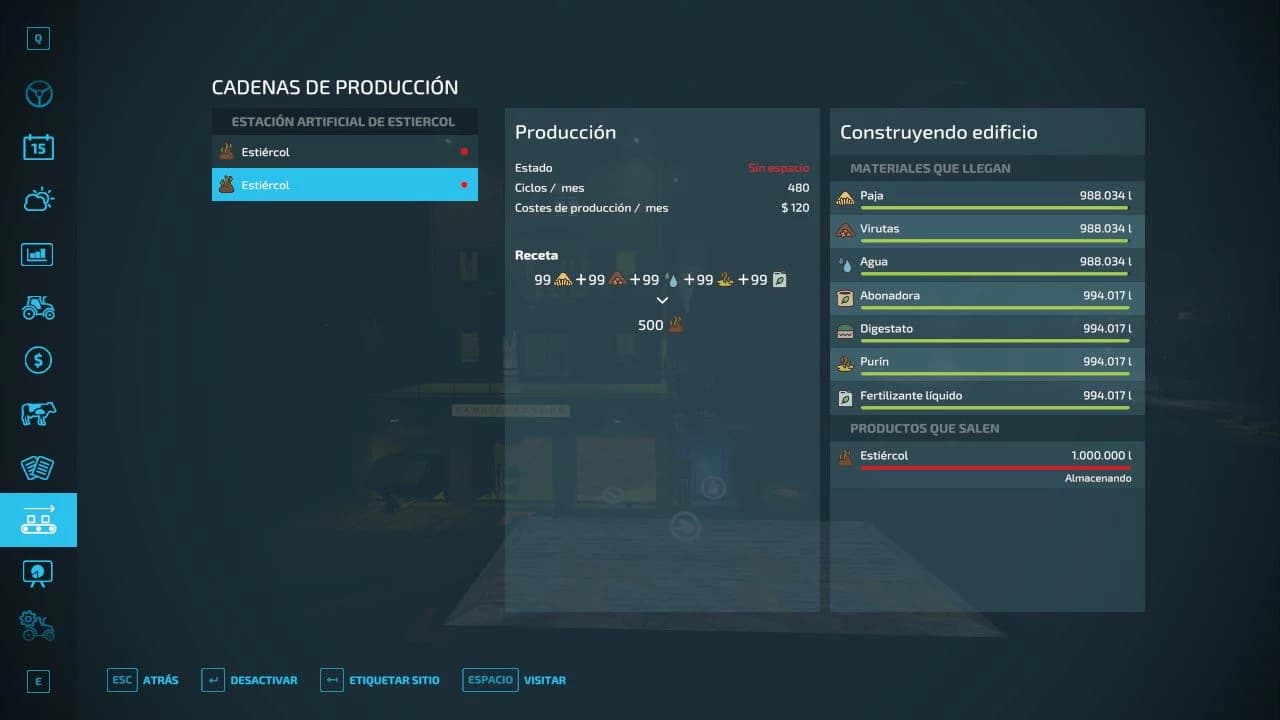 MANURE ARTIFICIAL PRODUCTION BETA 3