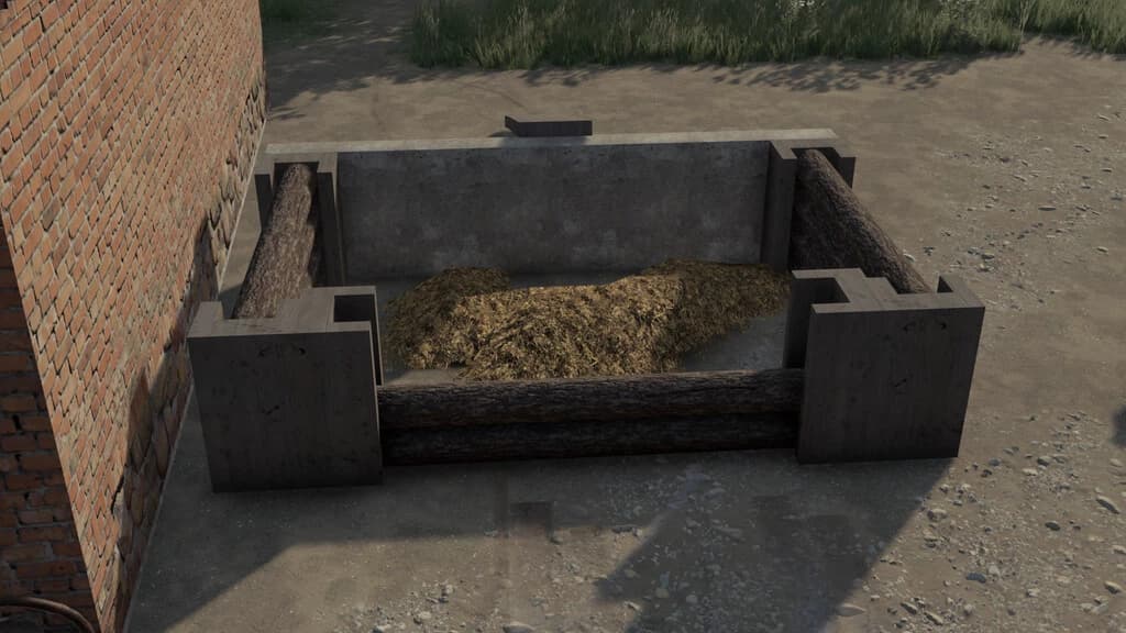 MANURE HEAP FOR SMALL FARMS