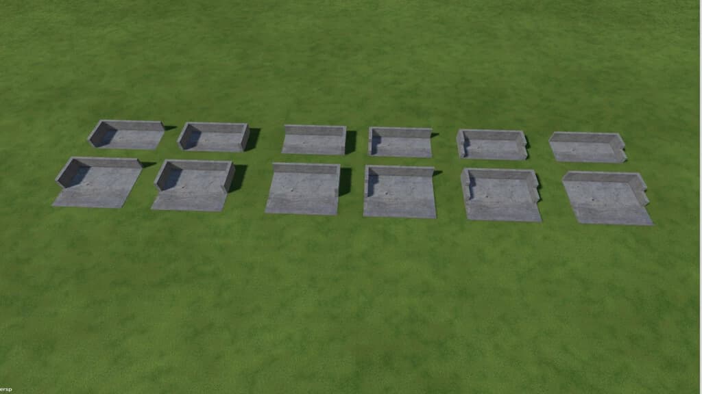 MANURE PLATES 6X10M (PREFAB) 3