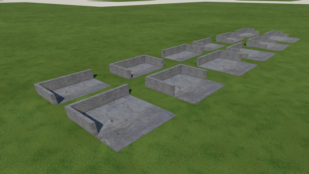 MANURE PLATES 6X10M (PREFAB) 2