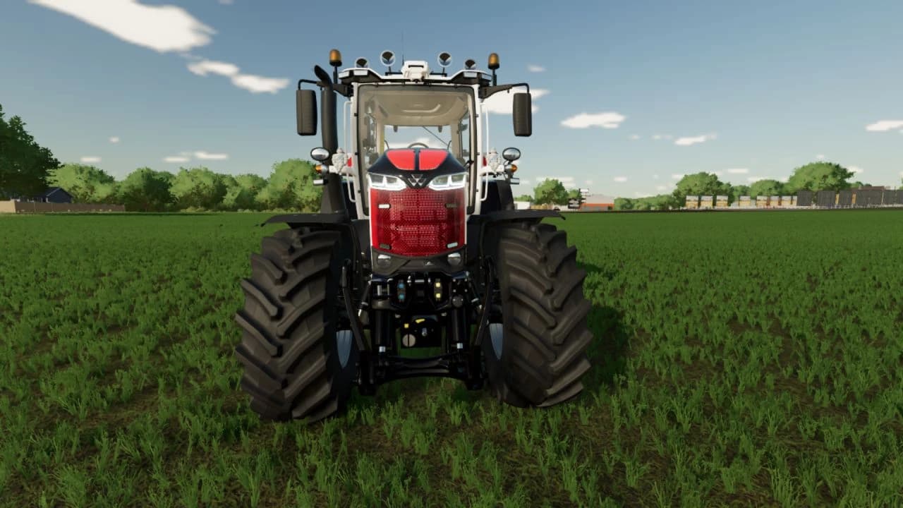 MASSEY FERGUSON 8S BLACK & RED