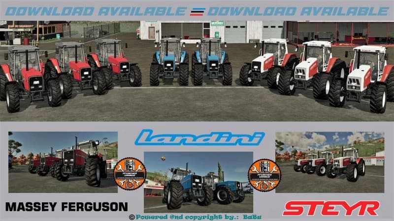 MASSEY FERGUSON - LANDINI - STEYR
