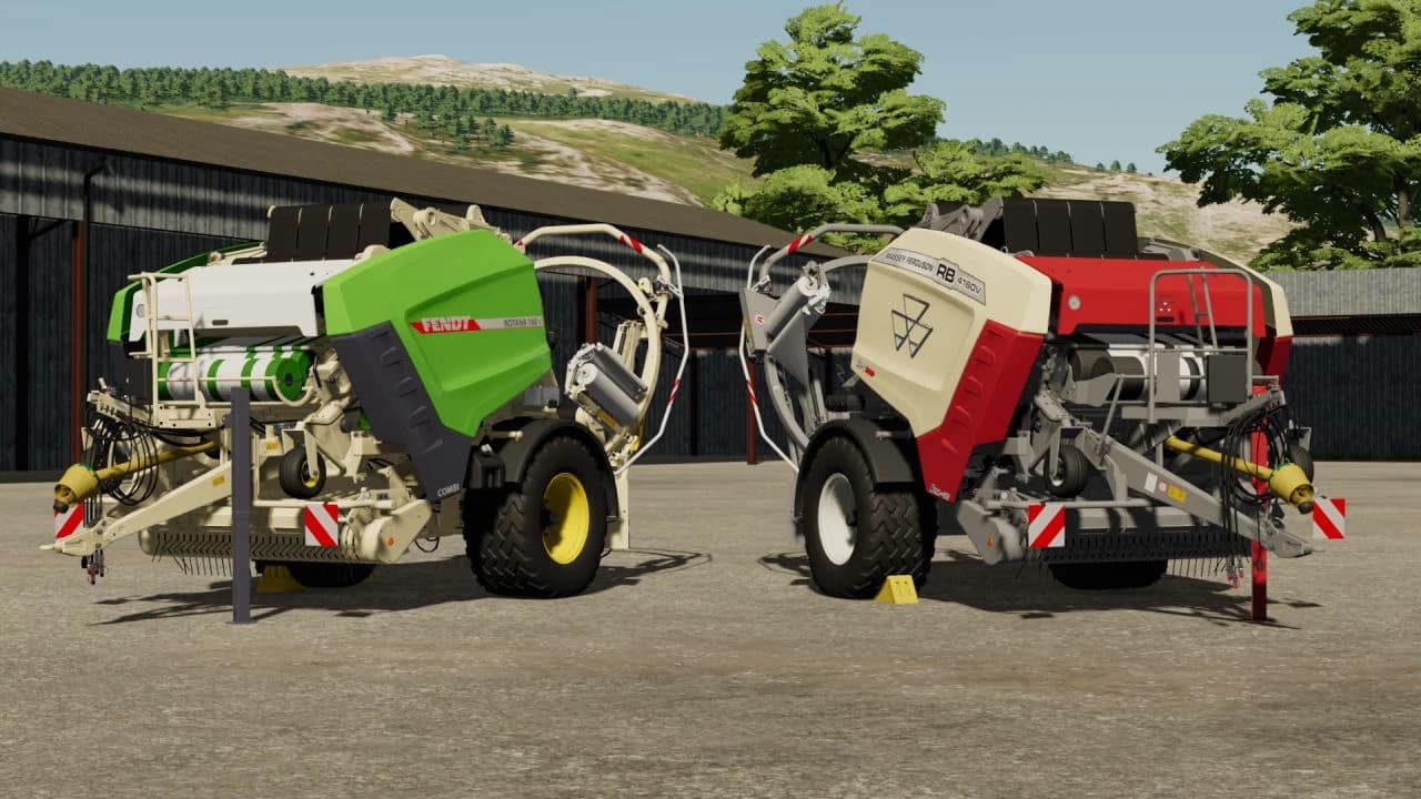 MASSEY FERGUSON & FENDT COLOURABLE BALERS 3