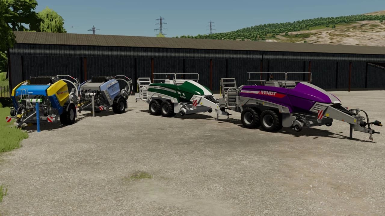 MASSEY FERGUSON & FENDT COLOURABLE BALERS 2