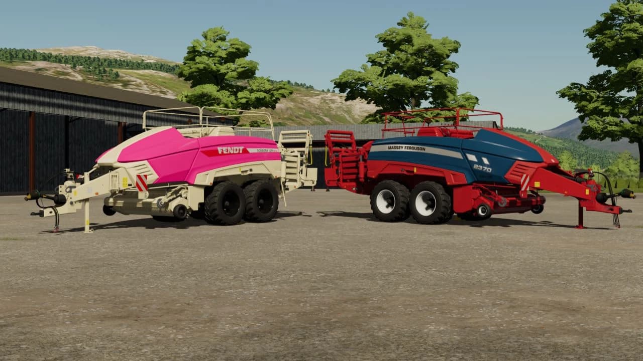MASSEY FERGUSON & FENDT COLOURABLE BALERS