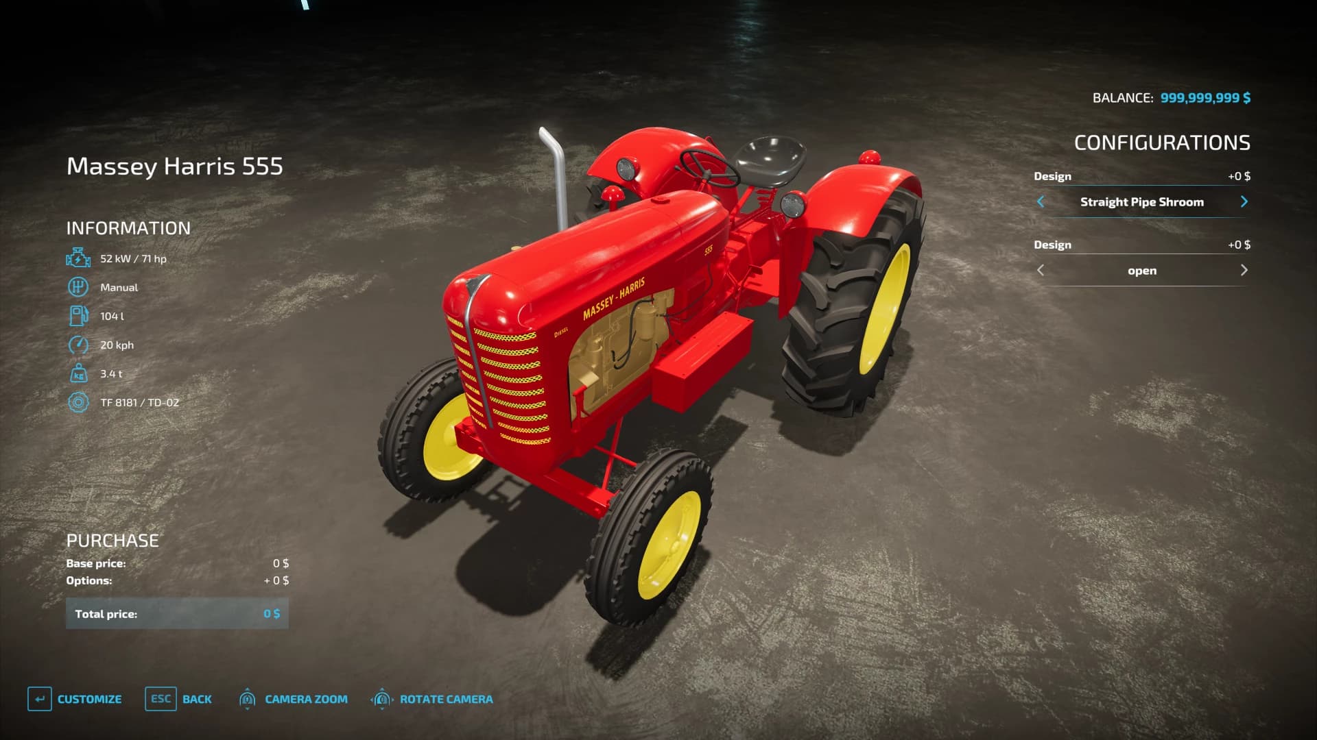 MASSEY HARRIS 555 2