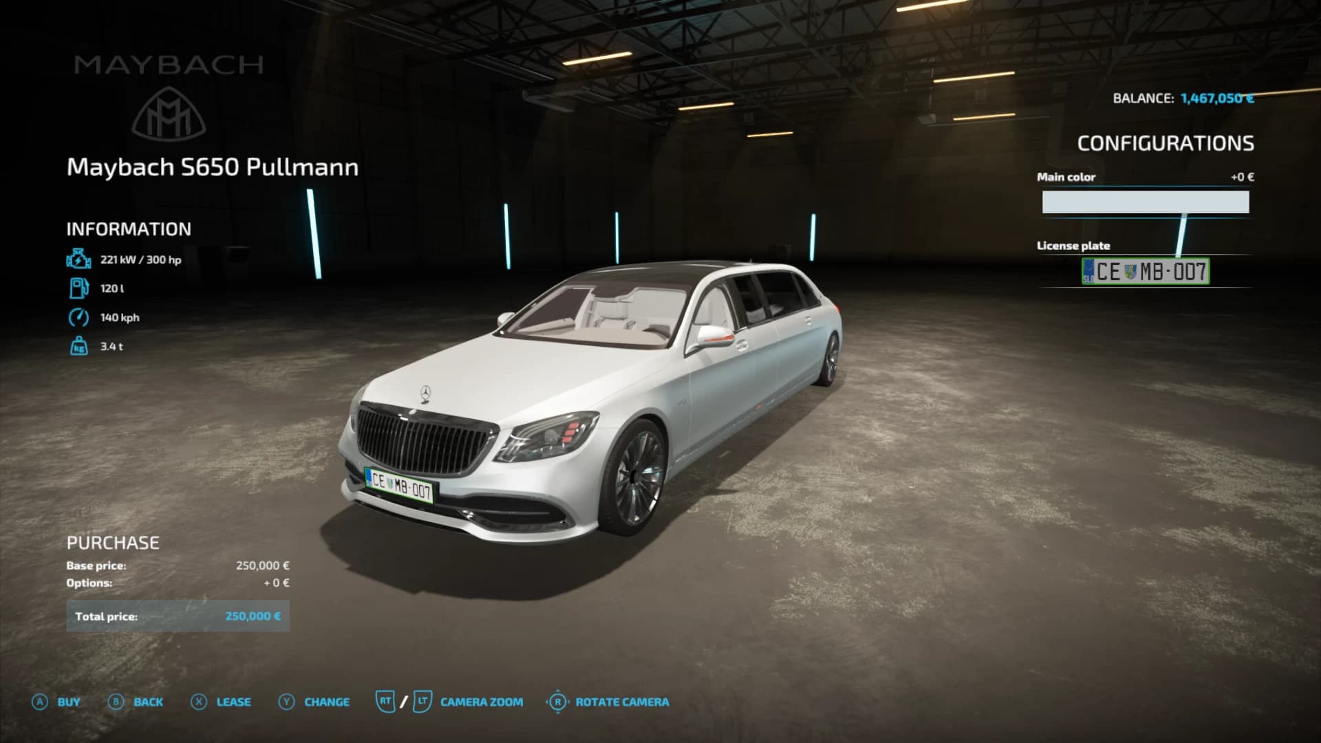 MAYBACH S650 PULLMAN