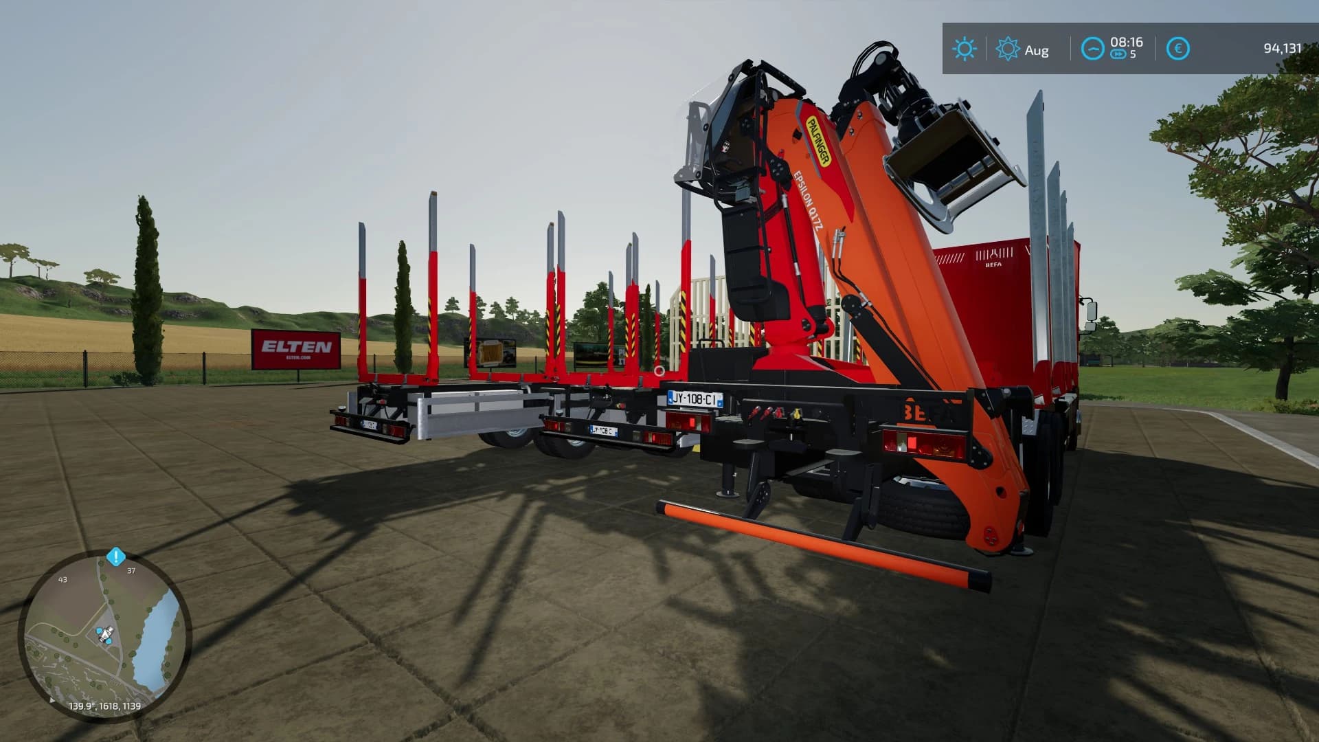 MAZ WOOD TRUCK 3