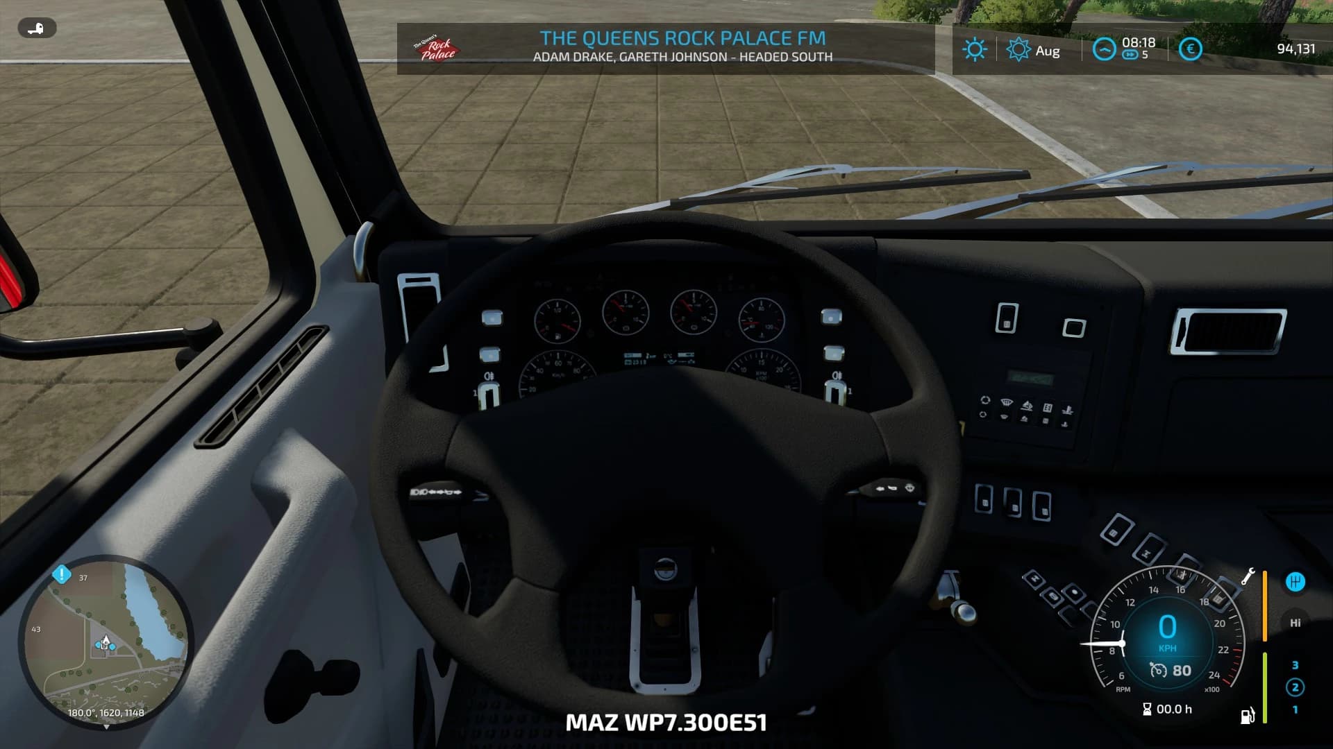 MAZ WOOD TRUCK 2