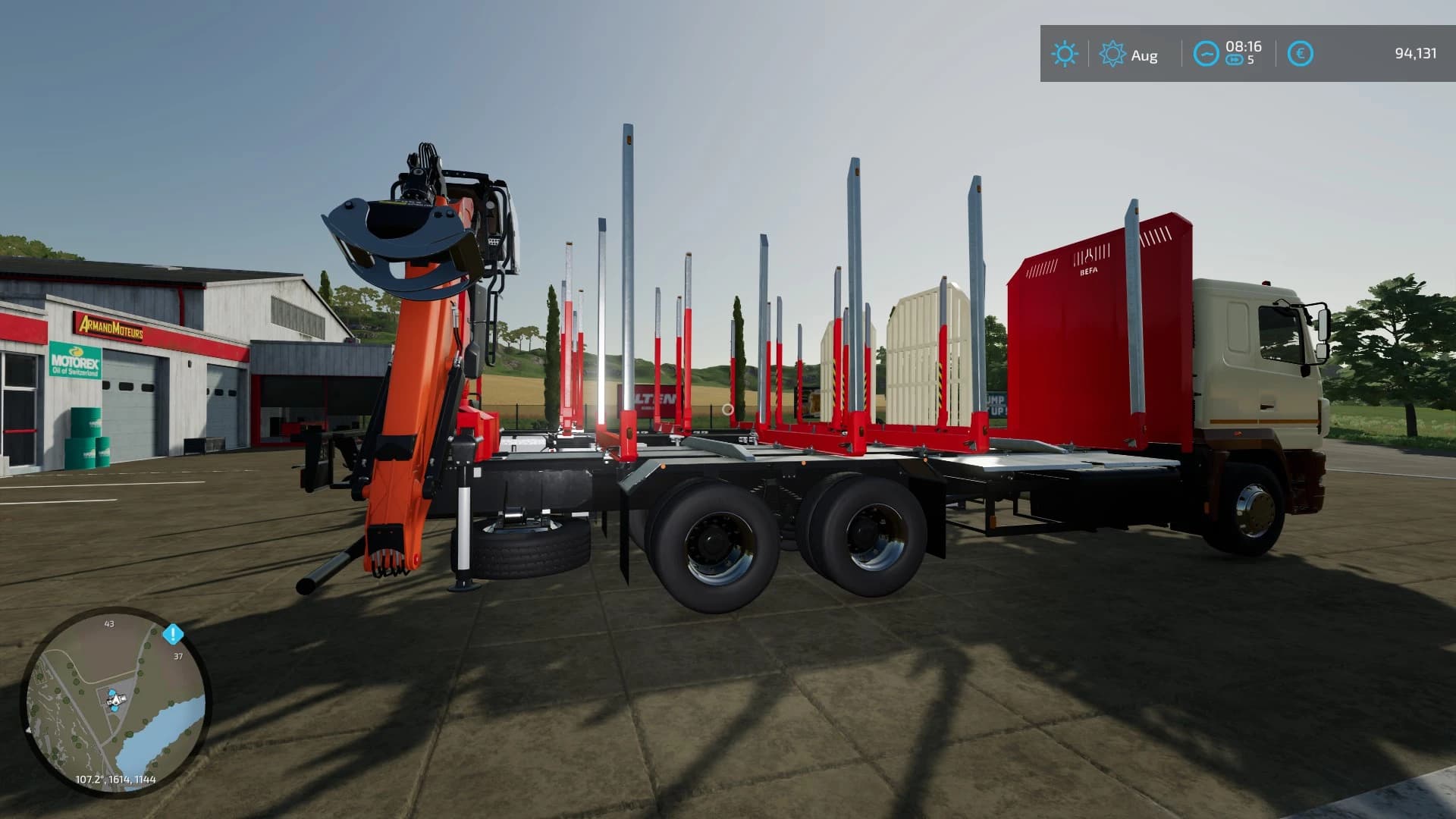 MAZ WOOD TRUCK