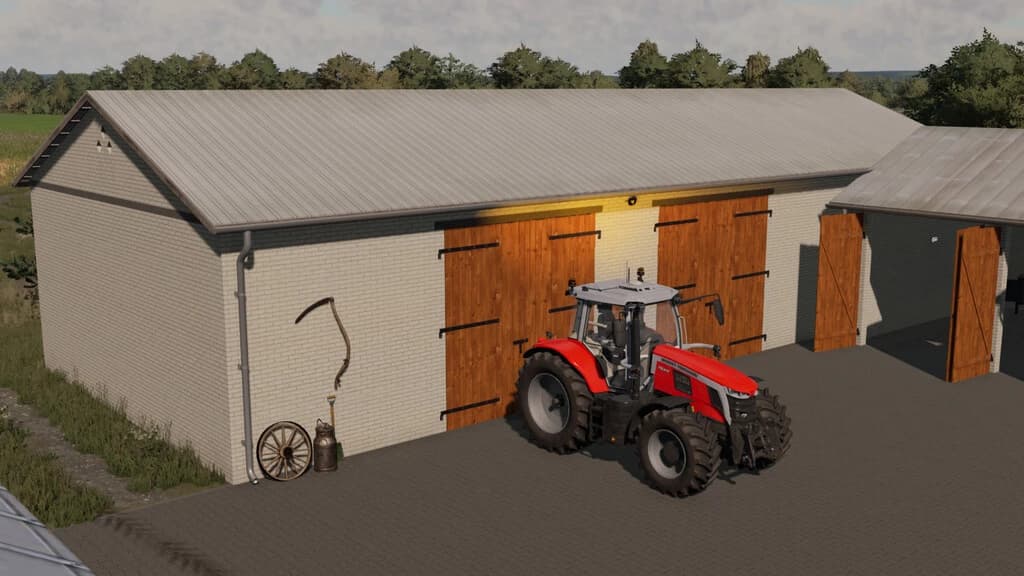 MEDIUM OLD GARAGE'S PACK 4